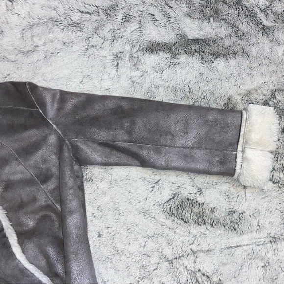PECK & PECK Weekend Women Faux Fur Lined Soft Grey Reversible Jacket, Sz… - Picture 13 of 13